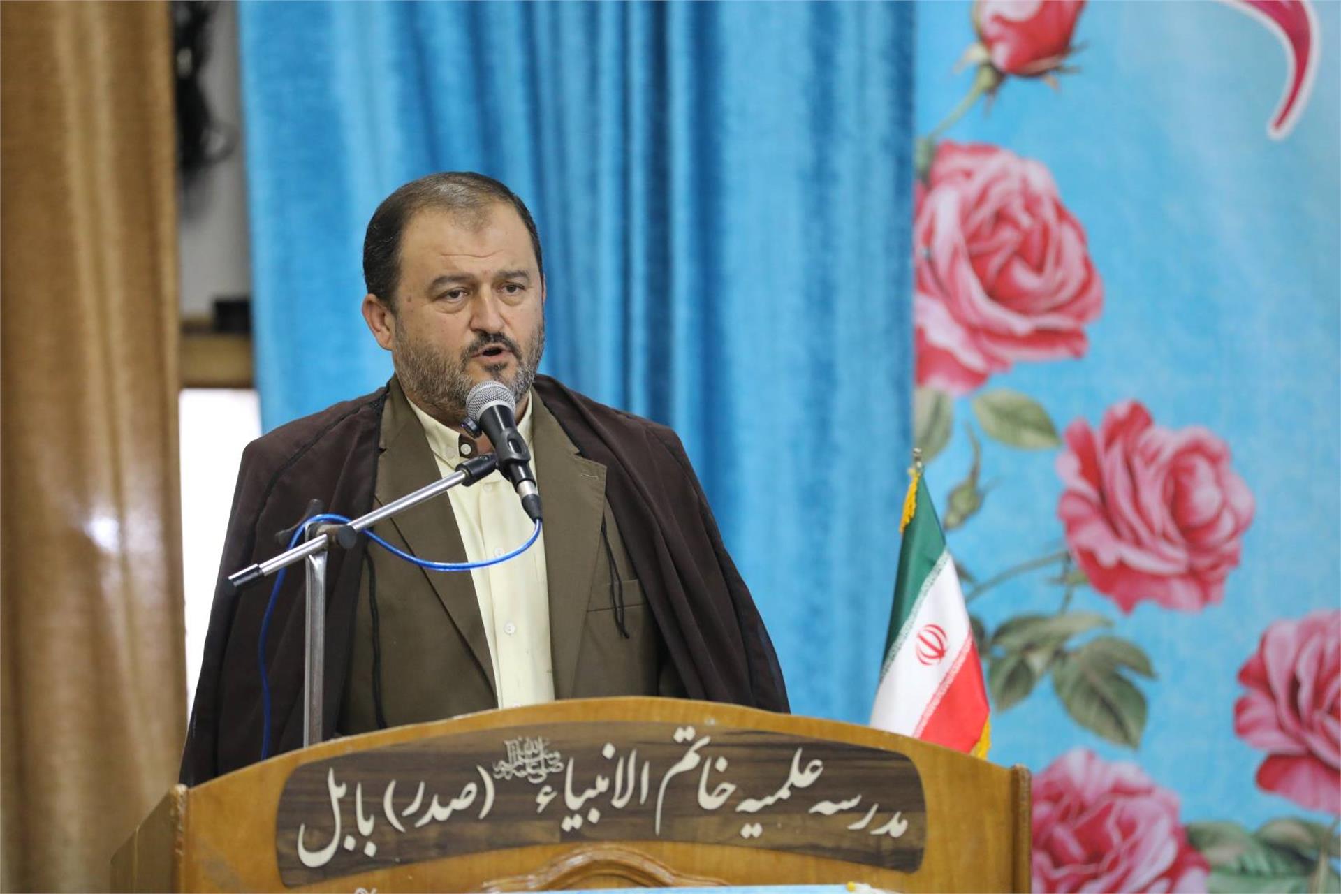 مراسم عمامه گذاری طلاب مدرسه علمیه خاتم الانبیاء بابل (19 آذر) (2)