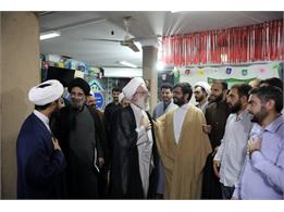 بازدید حجت الاسلام و المسلمین فرخ‌فال از مدرسه علمیه الهادی / از تأکید بر رفع دغدغه‌های معیشتی تا توصیه‌های علمی و تربیتی به