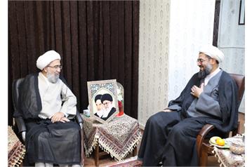 دیدار آیت الله مروی با نماینده ولی فقیه در استان همدان