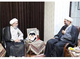 دیدار آیت الله مروی با نماینده ولی فقیه در استان همدان