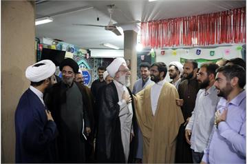 بازدید حجت الاسلام و المسلمین فرخ‌فال از مدرسه علمیه الهادی / از تأکید بر رفع دغدغه‌های معیشتی تا توصیه‌های علمی و تربیتی